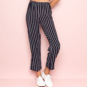 Brandy Melville blue and white stripped pants